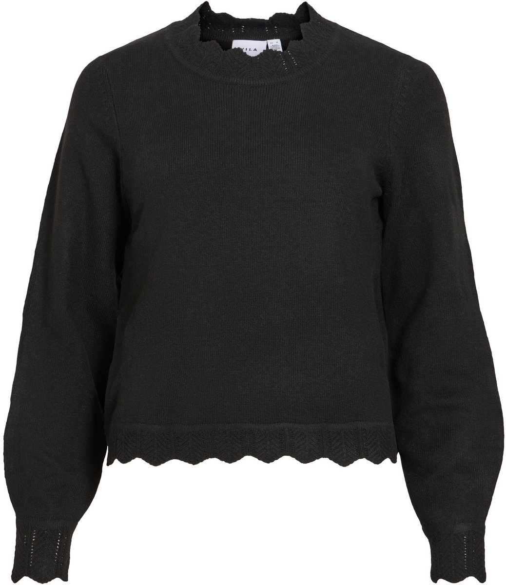 VILA - VINIKOLINA O-NECK L/S KNIT TOP - NOOS - Dames - Gebreide truien