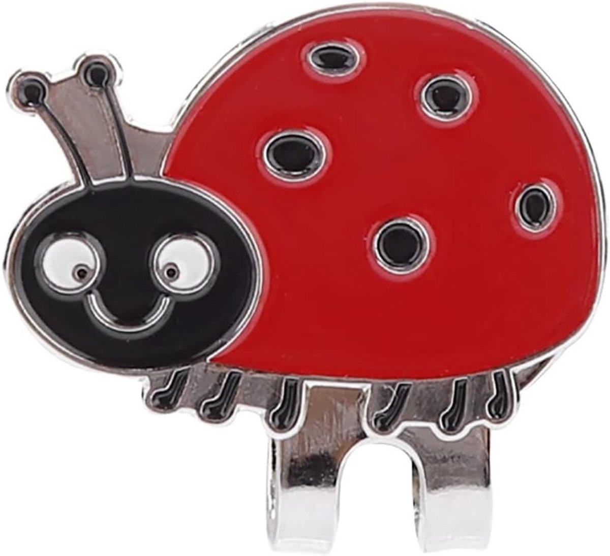 Duurzame Golf Hoed Clip met Magnetische Ball Marker voor Vrouwen, Mannen en Kinderen - Tortoise en Ladybug Ontwerp