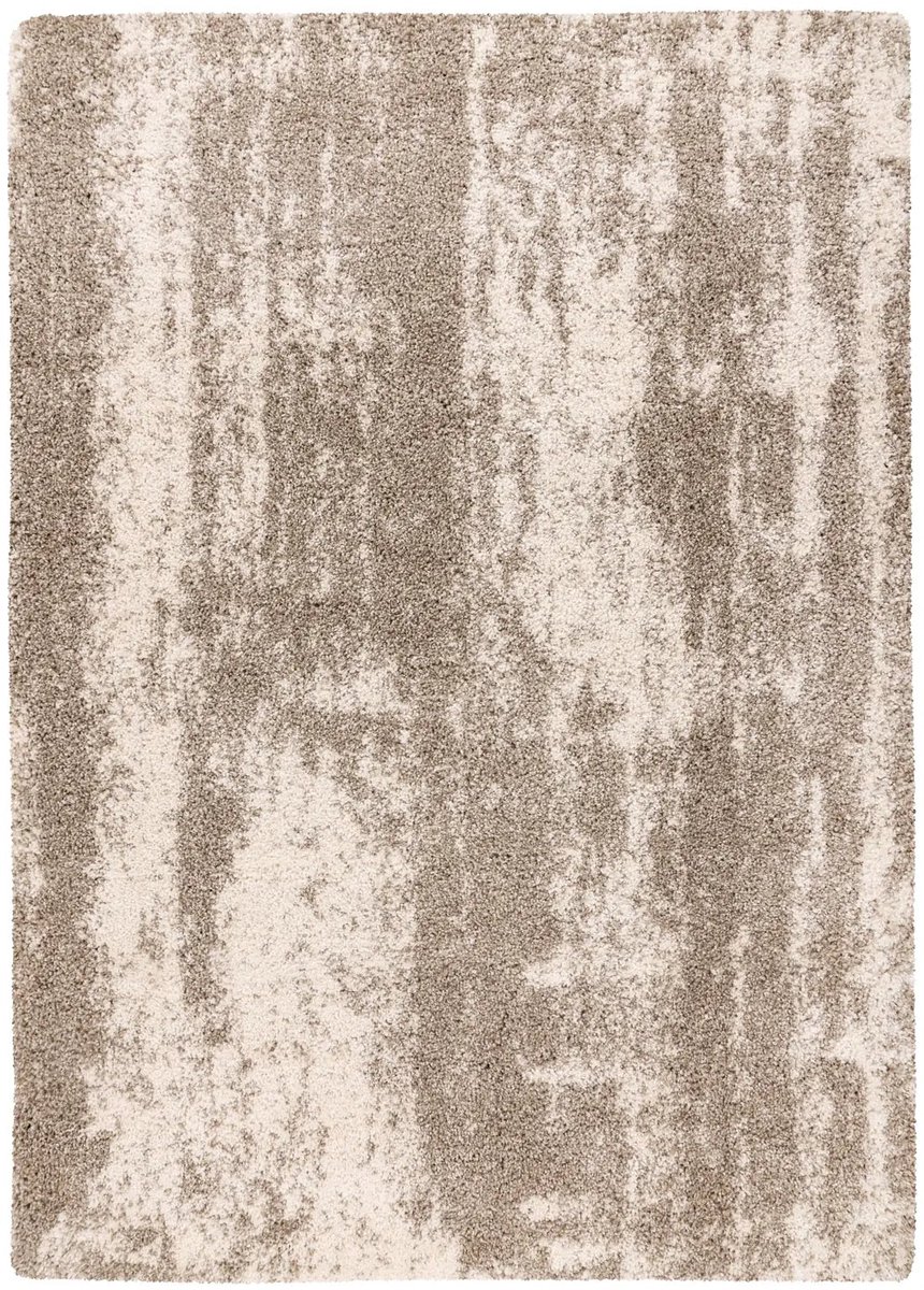 Dutch XXL Hoogpolig Vloerkleed | Tapijt | Mirage | Verweerd | Beige