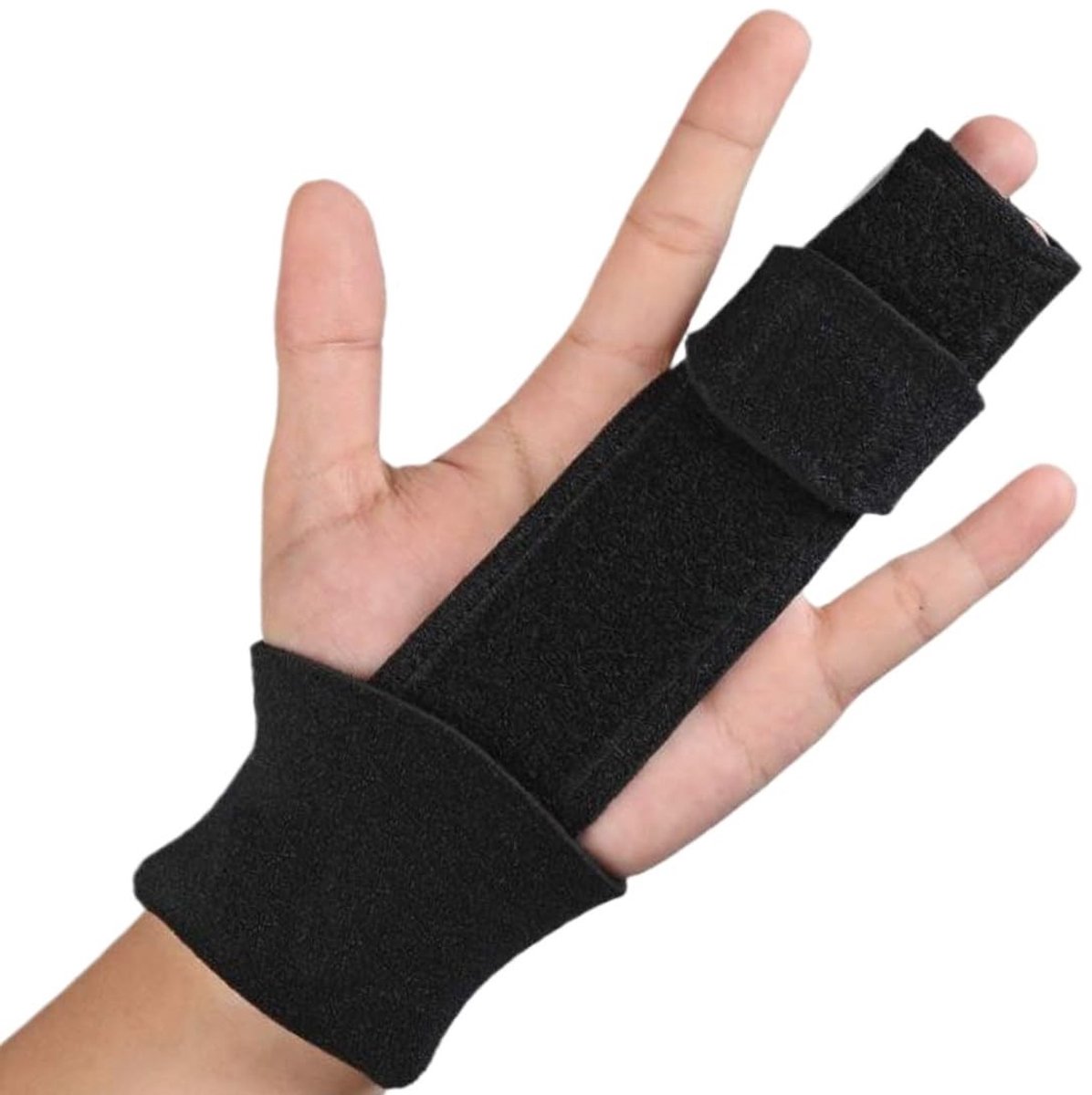 Verstelbare vinger spalk met aluminium plaat voor vingerfracturen, triggerfinger en artritis, vingerbeschermer en vingerpuller