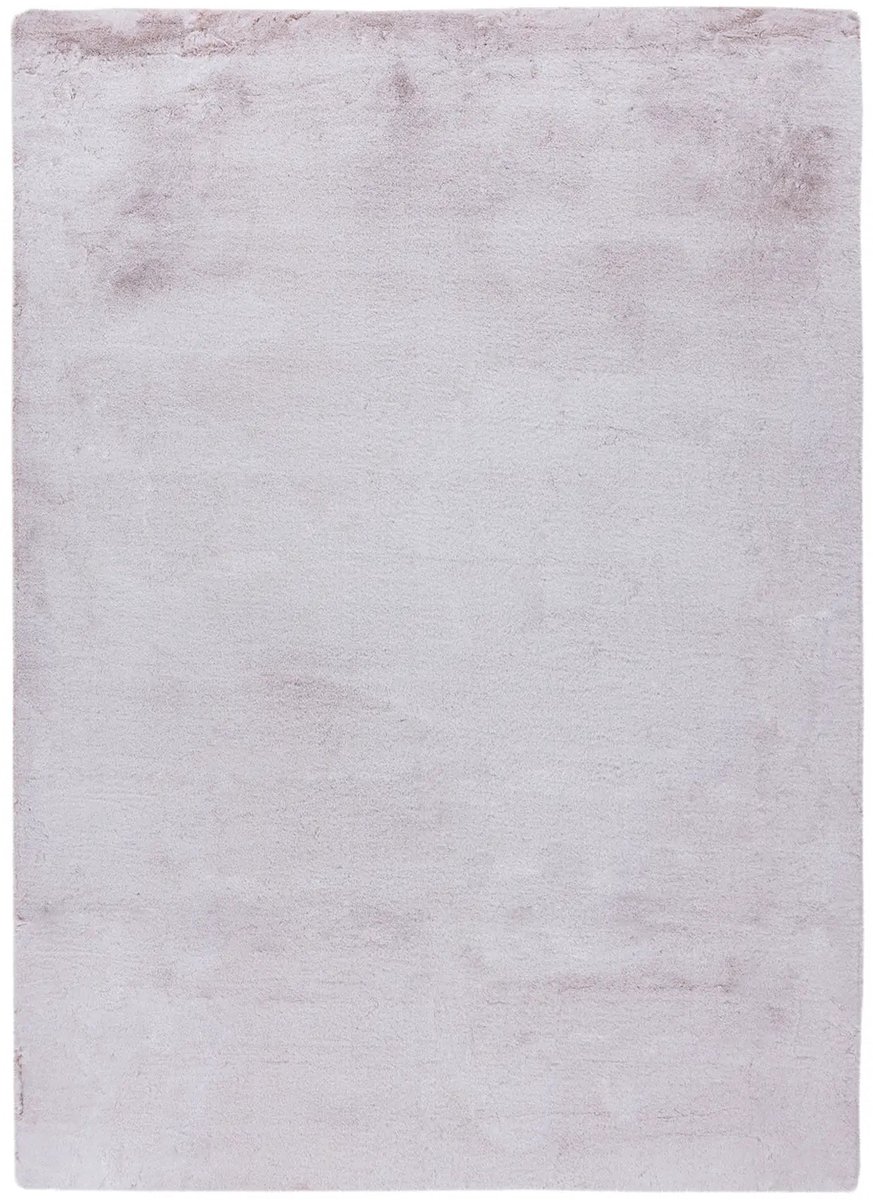 Dutch XXL Fluffy Vloerkleed | Tapijt | Raika | Uni | Roze/Wit | 80x150 cm Roze / Wit