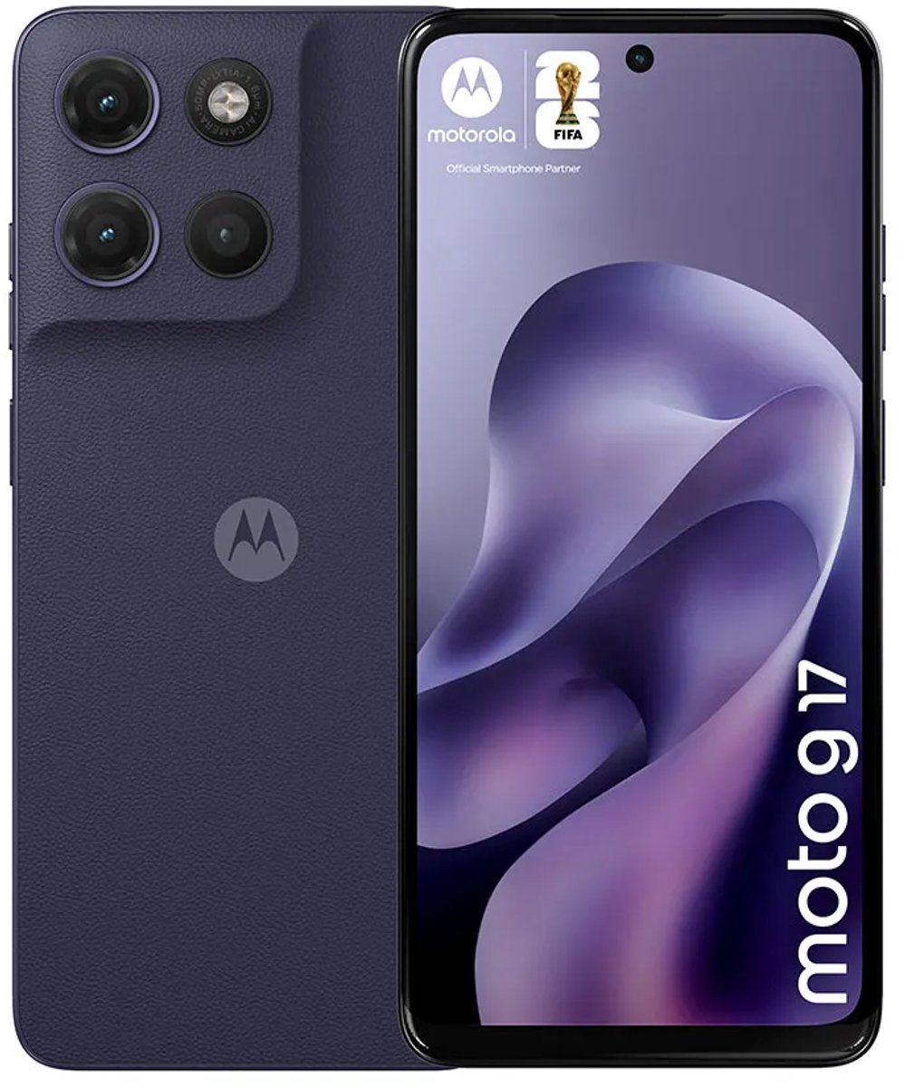 Motorola moto g17 17,1 cm (6.72") Dual SIM Android 15 USB Type-C 4 GB 128 GB 5200 mAh Paars