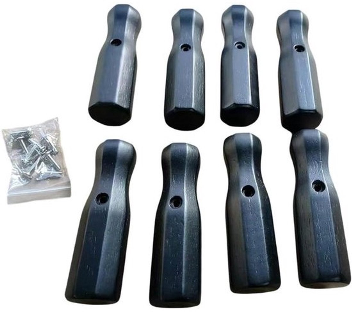 Tafelvoetbal Handvatten - Foosball Handgrepen - Spelverbetering - Antislip Grip - 16 mm Binnendiameter - Zwart