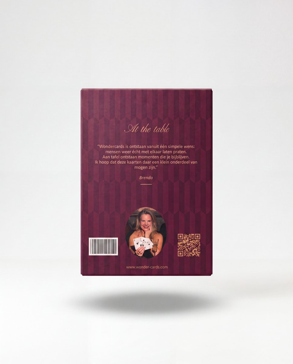 Wondercards At the Table – Gesprekskaartspel – 52 Kaarten + 2 Jokers – Vragen voor Familie, Vrienden & Gezellige Avonden