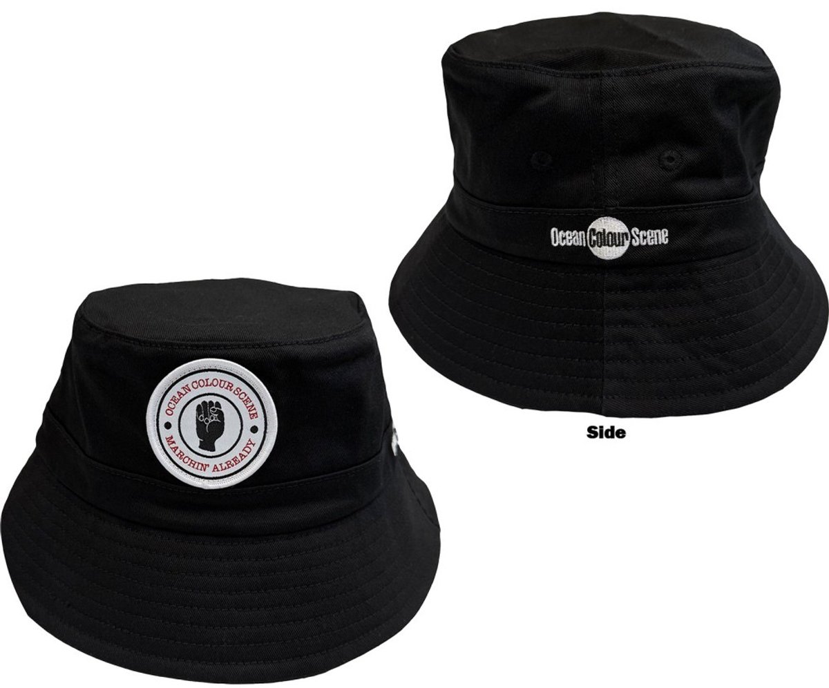 Ocean Colour Scene - Marchin' Fist Bucket hat / Vissershoed - L/XL - Zwart