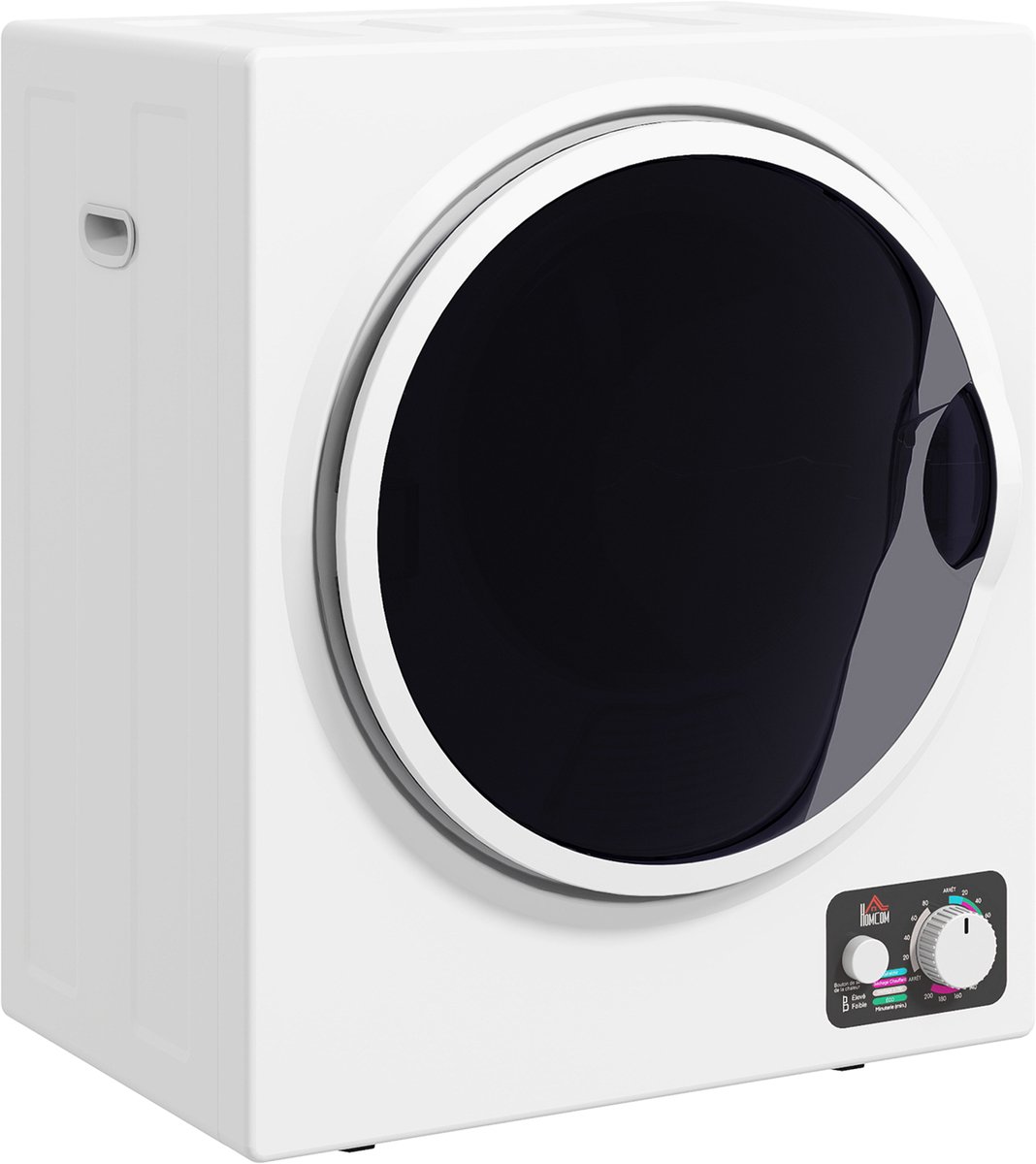 TEKROA® Mini-wasdroger - van 4 kg met 4 programma's - 2 verwarmingsstanden - sterilisatie tot 65℃, 850W voor kleding