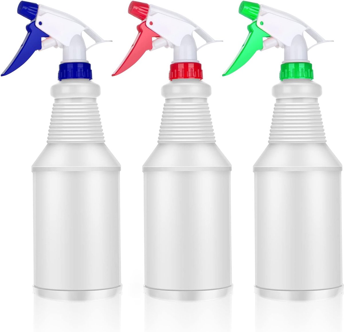 LAOJU 3 x 750 ml waterspuitflessen voor het reinigen - lege kunststof sproeier met nevel- en straalinstelling voor - ShopVlot