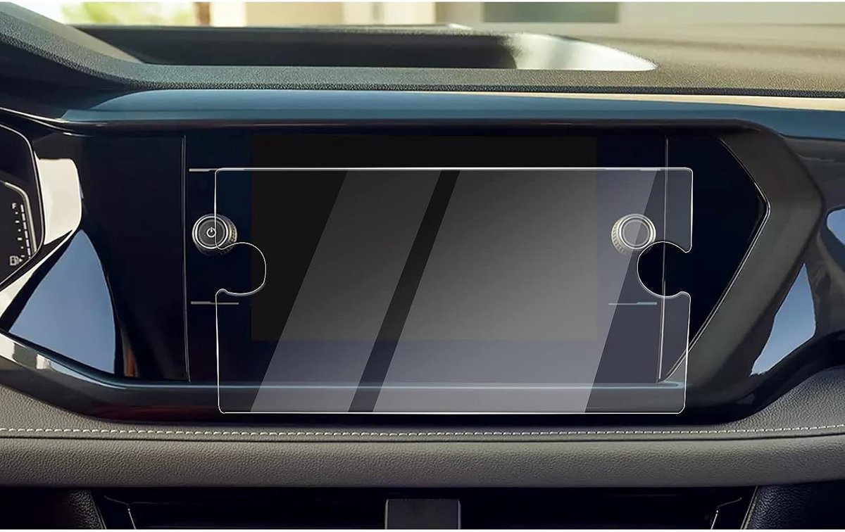 Navigatiebescherming voor VW Polo AW en Taigo 2018-2026, 9H Gehard Glas, Krasbestendige Screen Protector voor 8 Inch GPS