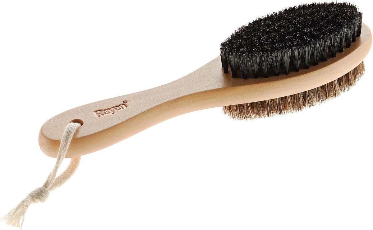 Afwasborstel Paardenhaar - Zwart - 100% Natuurlijke Haren - Voor Stofverwijdering