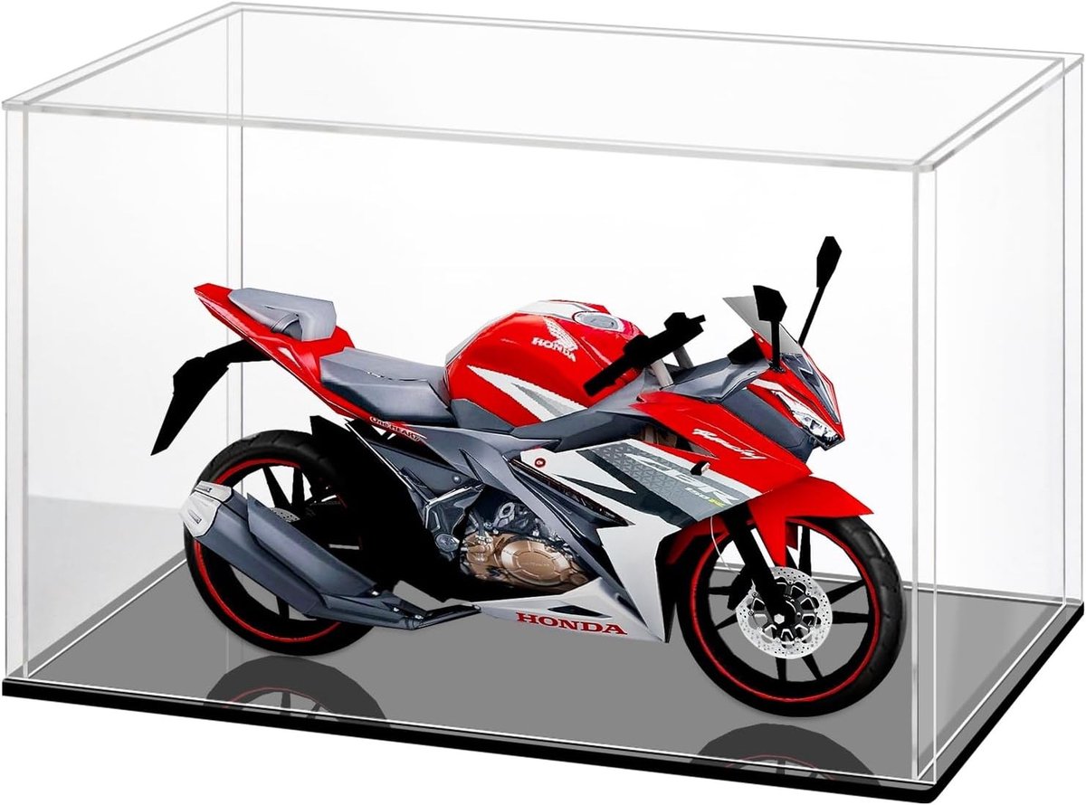 Display Box voor Figuren en Verzamelobjecten, Zelf te Monteren, 30 x 20 x 15 cm, Bescherming en Presentatie