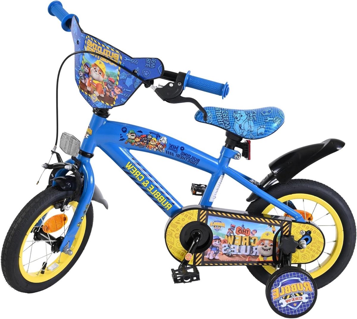 Kinderfiets Loopfiets Leren fietsen Veiligheidsrem 12 inch Blauw