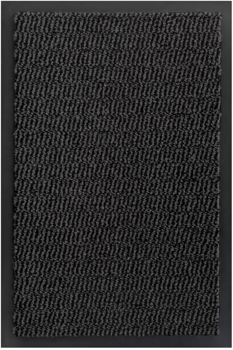 Famanu 60x90 cm anti-slip deurmat voor binnen, wasbare droogloopmat, beschikbaar in 2 maten en 3 kleuren Antraciet