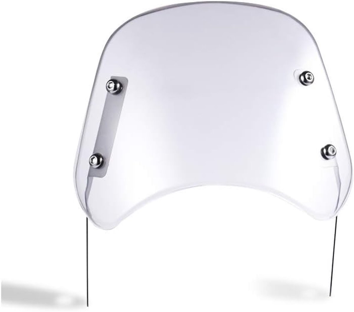 Motorfiets Windbescherming met Winddeflector voor 5-7 Inch Koplampen - Transparant en Duurzaam