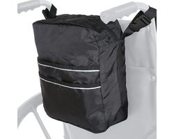 Rolstoeltas - Rollator tas - Rolstoelaccessoires - Rolstoel Opbergtas - Tas Rolstoel - Waterdichte - Scootmobiel tas - Met Veiligheid Reflectiestreep - voor de meeste rolstoelen-wandelaars of rollators - 420D Oxford-doek