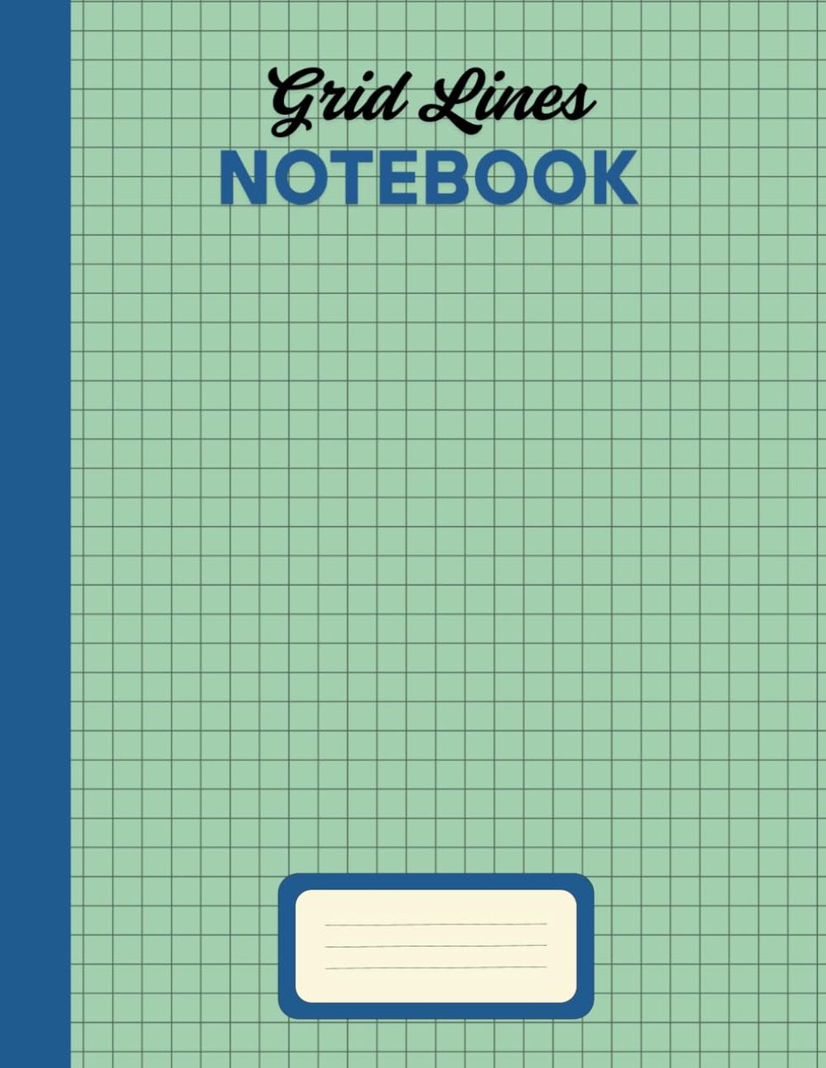 Tranquil - Grid Paper Notebook - A4 Size (8.5 x 11 inches) - 150 Pages - ShopVlot