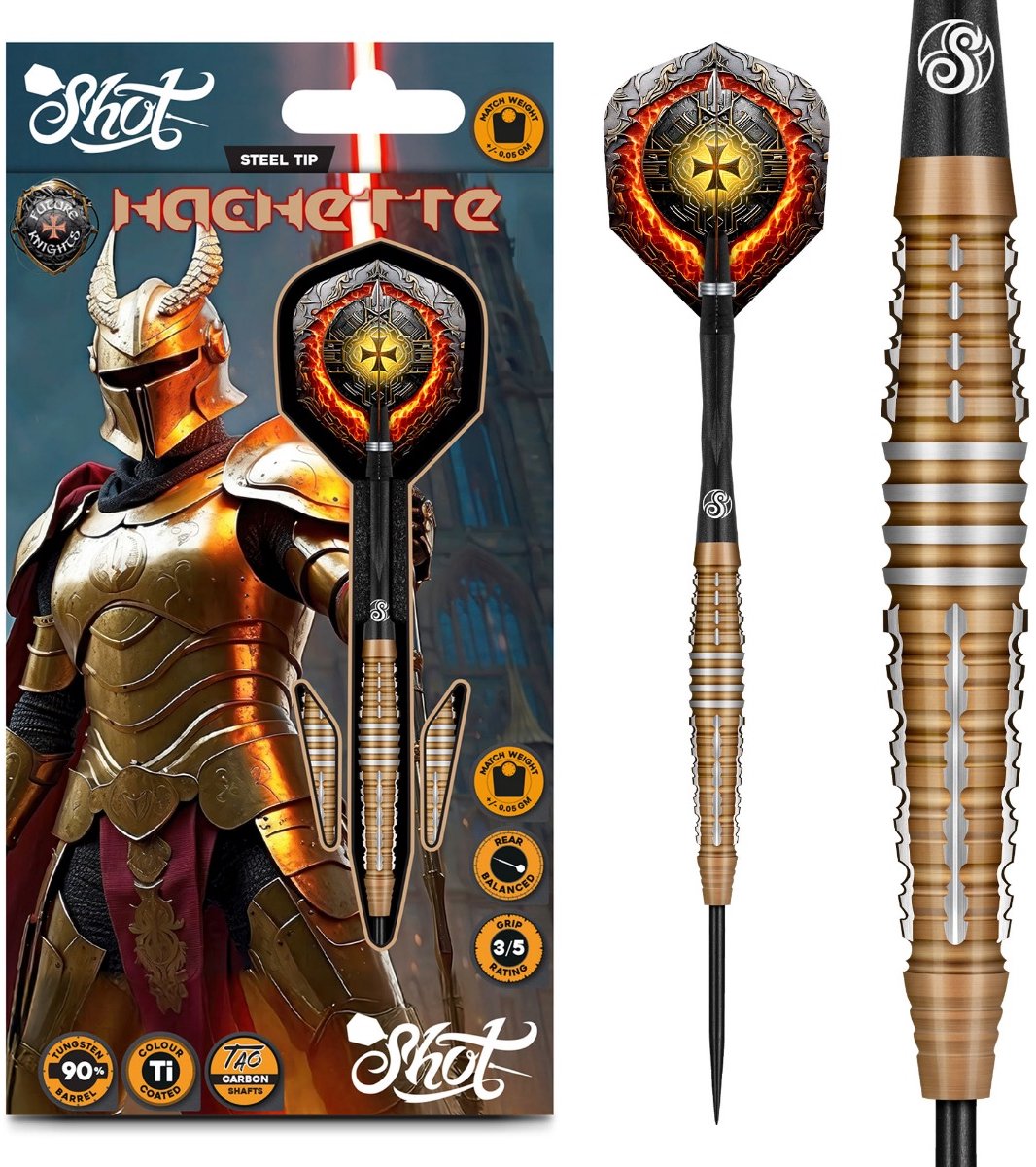 Shot Future Knights Hachette 90% - Dartpijlen