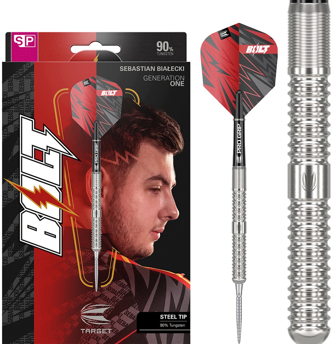 Target Sebastian Bialecki G1 Swiss Point 90% - Dartpijlen