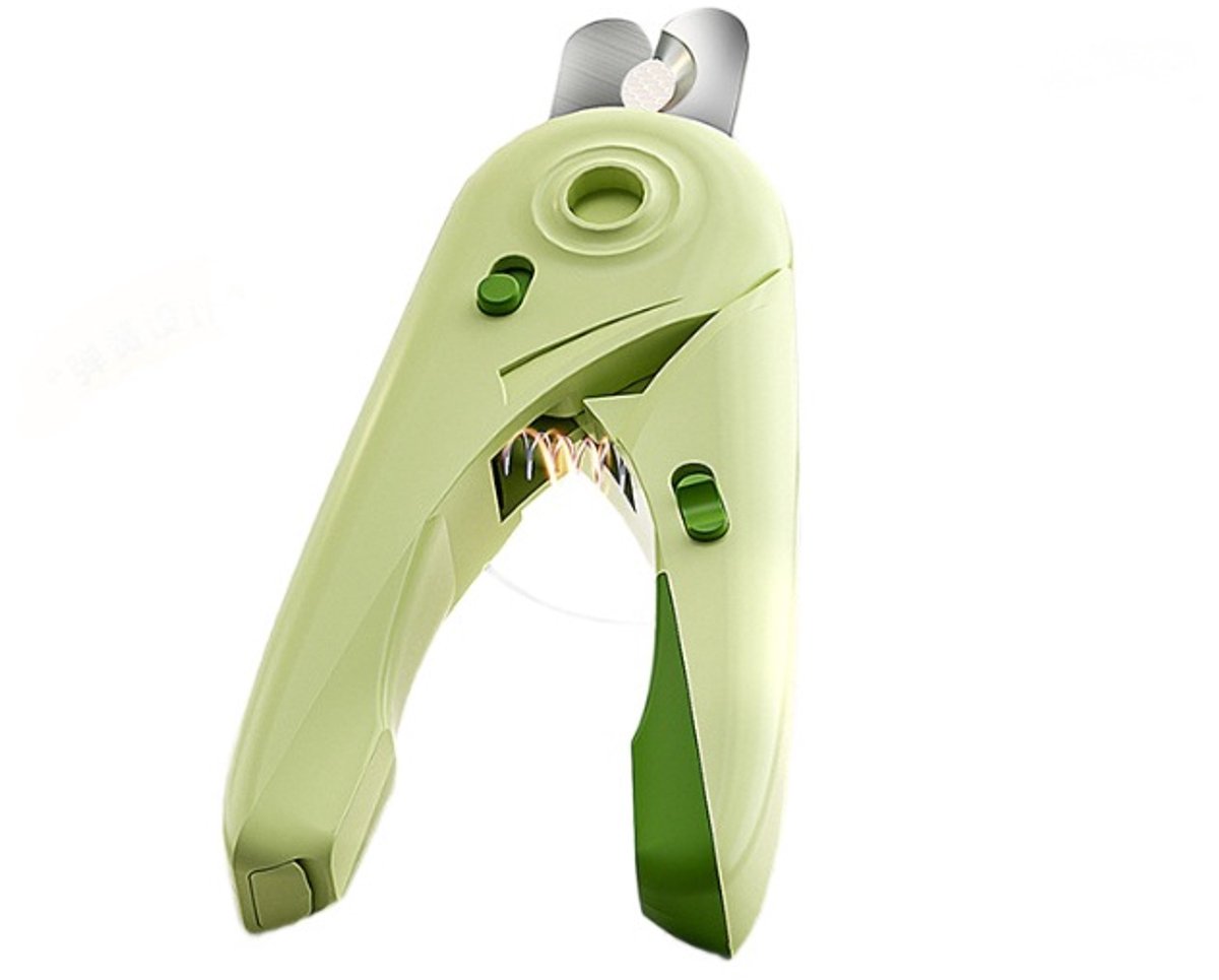 Nagelknipper voor huisdieren met lampje voor katten, kleine honden en puppy’s, met een ultraheldere LED om de bloedlijn van de nagel te verlichten en te voorkomen dat er te veel wordt afgeknipt