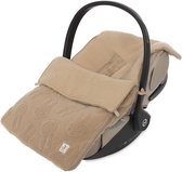 Jollein Voetenzak voor Autostoel & Kinderwagen - Miffy Jacquard - Katoen - 42x82cm - Biscuit