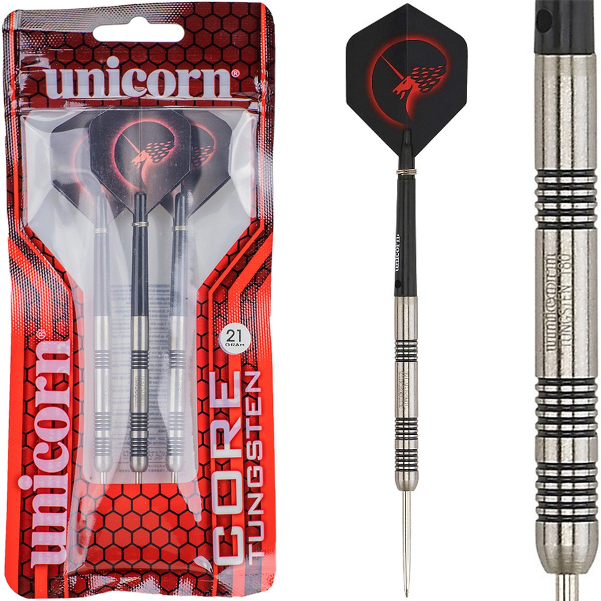 Unicorn Core Tungsten 70% - Dartpijlen