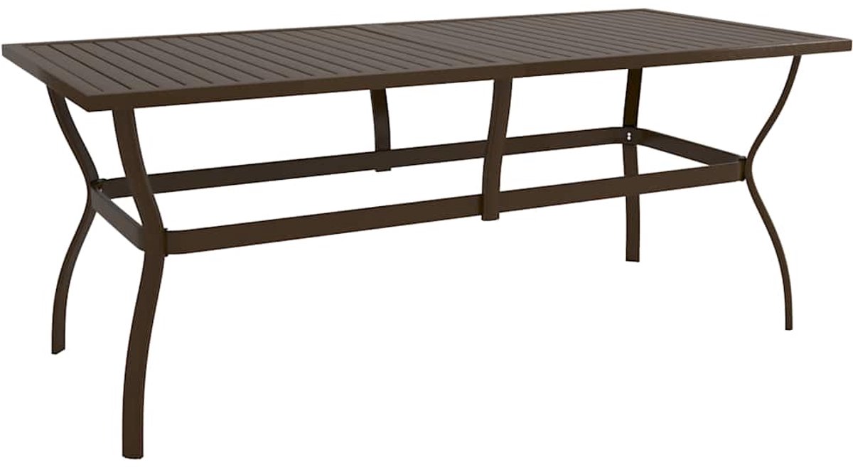Vidaxl Tuintafel 1 Bruin 190 X 80 X 72 Cm Tafel