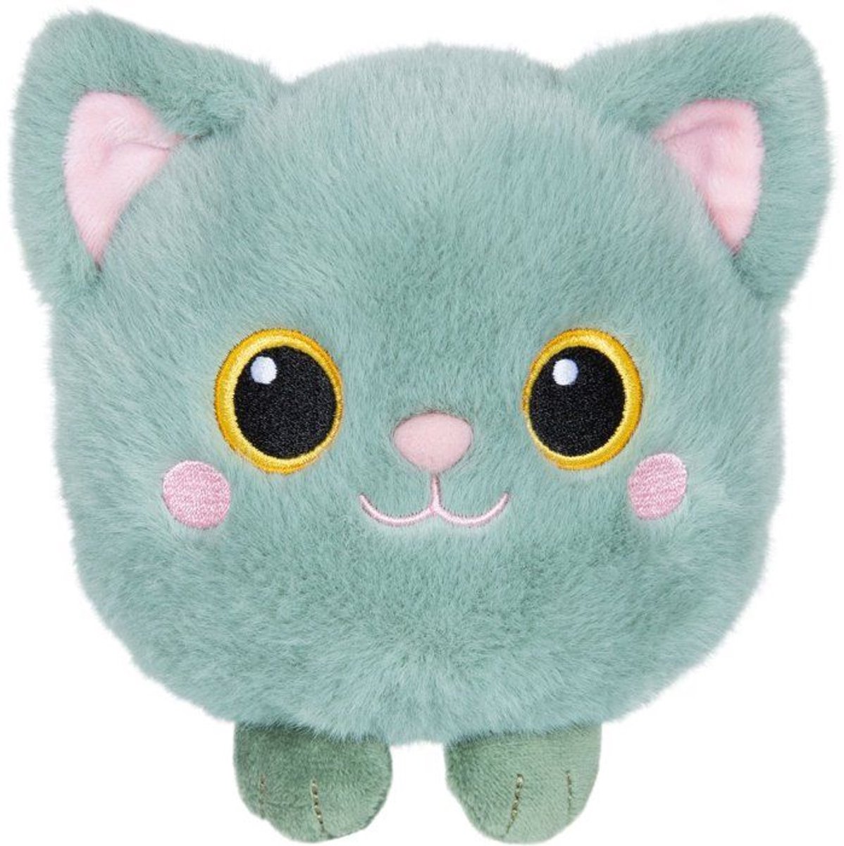 Moko Maru Kitty pluche speelgoed - GIPSY TOYS - 12 cm - Groen