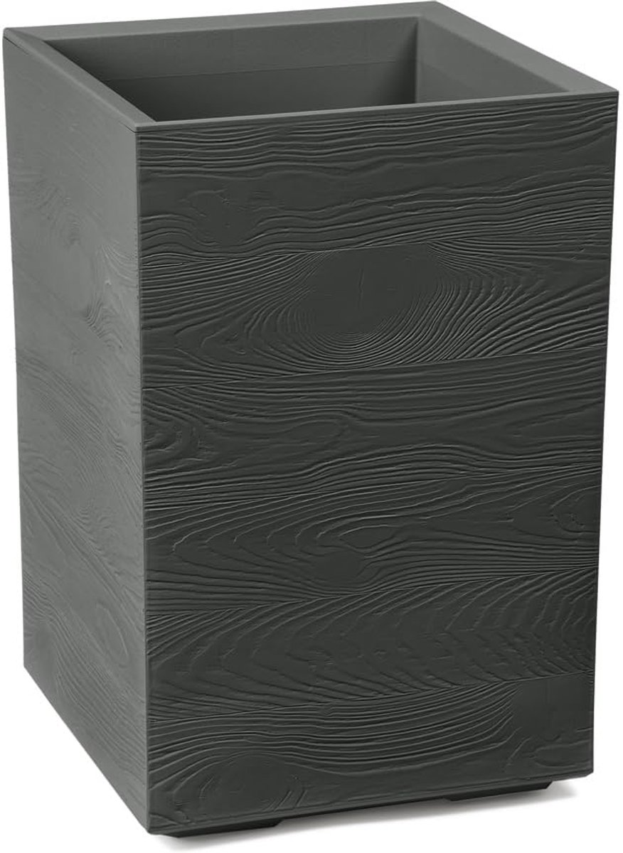 Famanu – XL plantenbak in antraciet, gemaakt van duurzaam gerecycled kunststof, verkrijgbaar in verschillende maten (1, 40x40x60 cm)