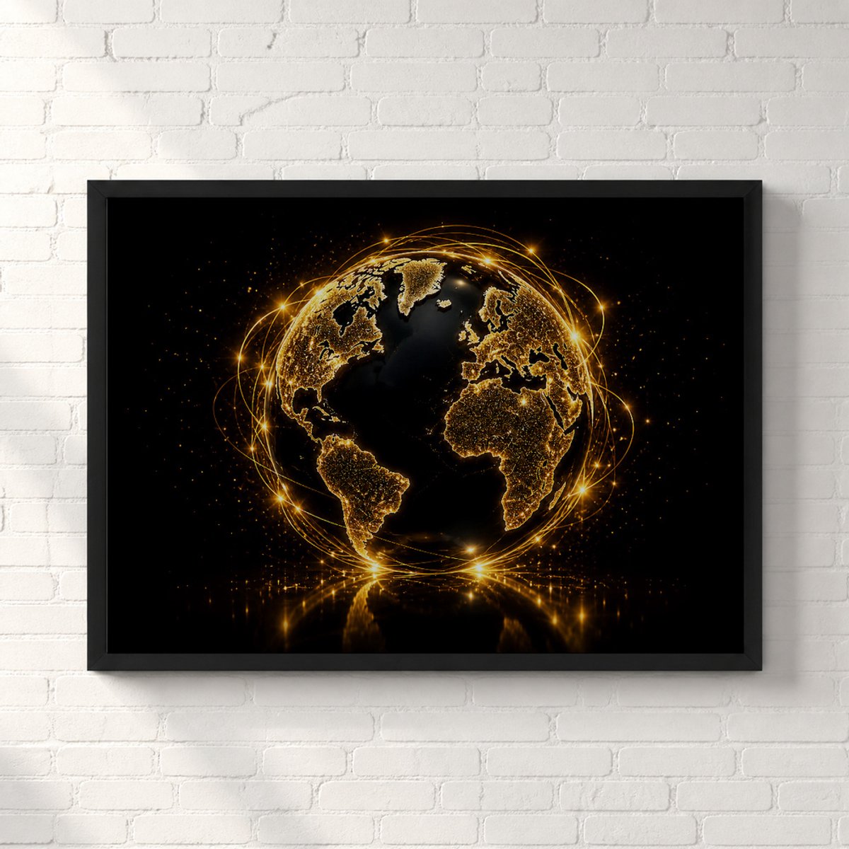 Gouden Wereld Poster - Nederlandstalig - A2 61 × 43,2 cm - Ruimte en Planeten