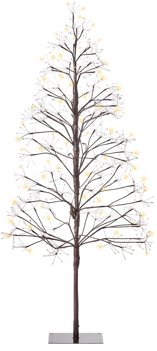 LONKARI - LED kunstkerstboom - Bruin - PVC