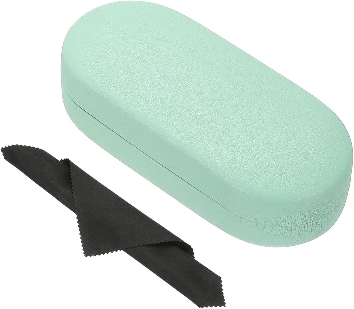 Hard Shell Bril Etui van PU Leer, Grote Zonnebril Organizer met Litchi Structuur voor Bescherming en Stijl voor Dames en Heren