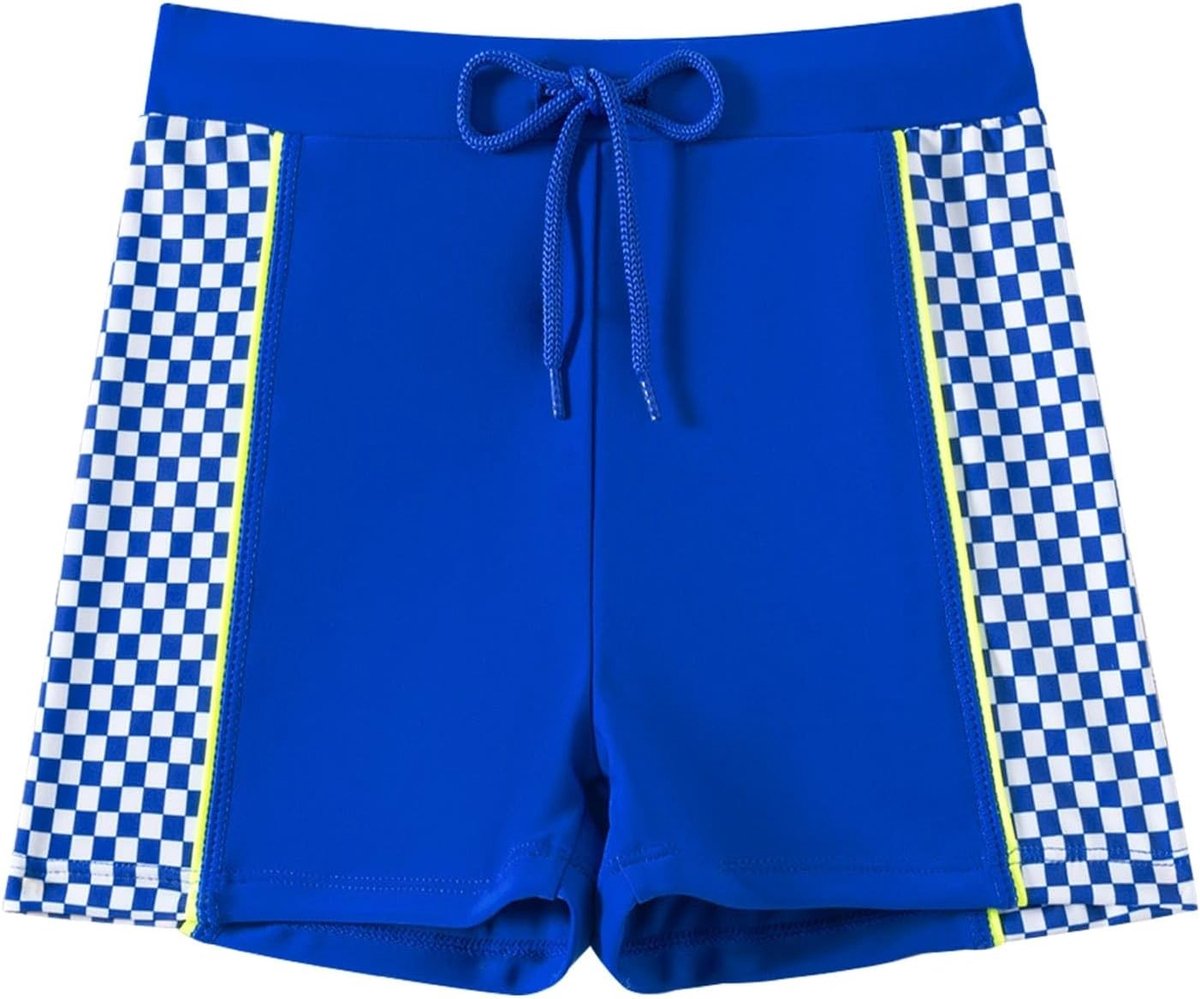 Zwemshorts voor Jongens met Verstelbare Touwtjes en Elastische Tailleband - Sneldrogende Badkleding voor Kinderen van 7-14 Jaar, Ideaal voor Strand en Zwemmen