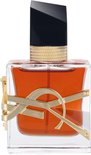 Yves Saint Laurent Libre Le Parfum flesje met gouden YSL logo en oranje vloeistof.
