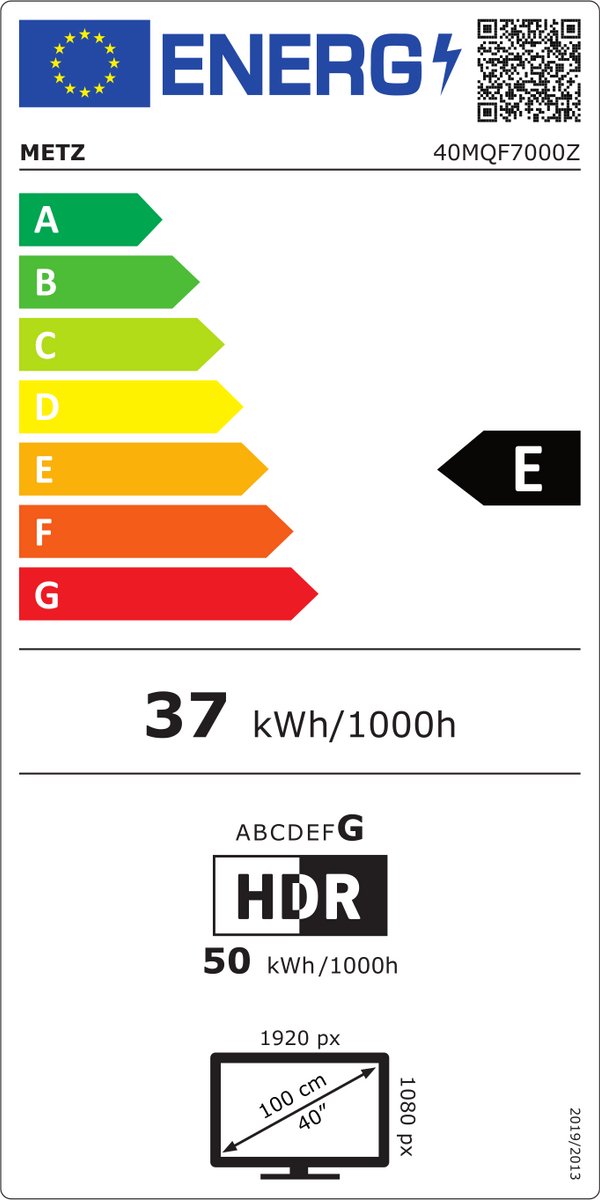 METZ 40-inch (102 cm) 2025 QLED Smart TV HD Google TV, 40MQF7000Z, 93% DCI-P3 breed kleurengamma, HDR10 & HLG, nieuwste Google TV OS, Eye Care (laag blauw licht), Dolby Audio — cadeau in Elektronica - foto 2