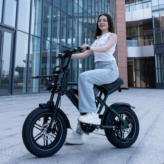 RCB 16" Elektrische Fatbike - 250W - 80 km - 25 km/u - 7 Gang - App,NFC van RCB — afbeelding 2