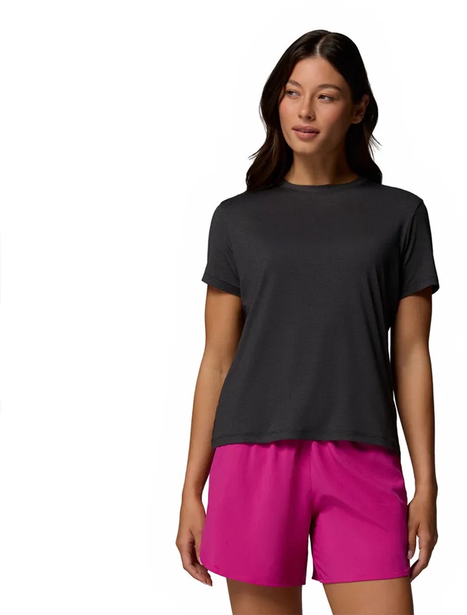 Columbia Parsons Point™ Back Graphic T-shirt Met Korte Mouwen Grijs S Vrouw