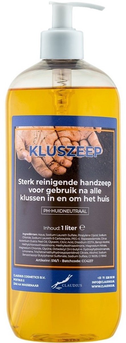 Kluszeep 1 liter - met witte pomp