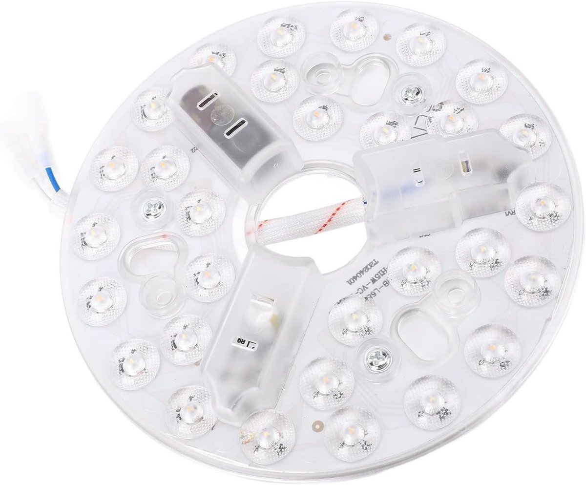 LED Plafondventilator Lichtkit - Dimbaar - 15W - 3000K/4200K/6500K - Voor Plafondventilatoren
