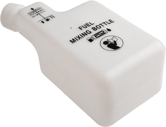 Brandstof Mengfles - Olie Mengbeker - Motor Onderhoud - Precieze Mengverhoudingen - 1 Liter - Zwart Wit — afbeelding 4