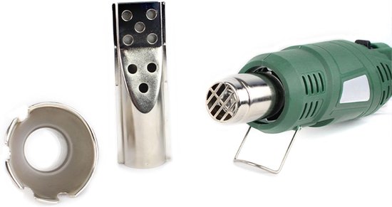 DYVNS® Onkruidbrander Elektrisch - Onkruidverdelger - Hetelucht Brander - 2 Opzetstukken - Tot 600°C — afbeelding 3