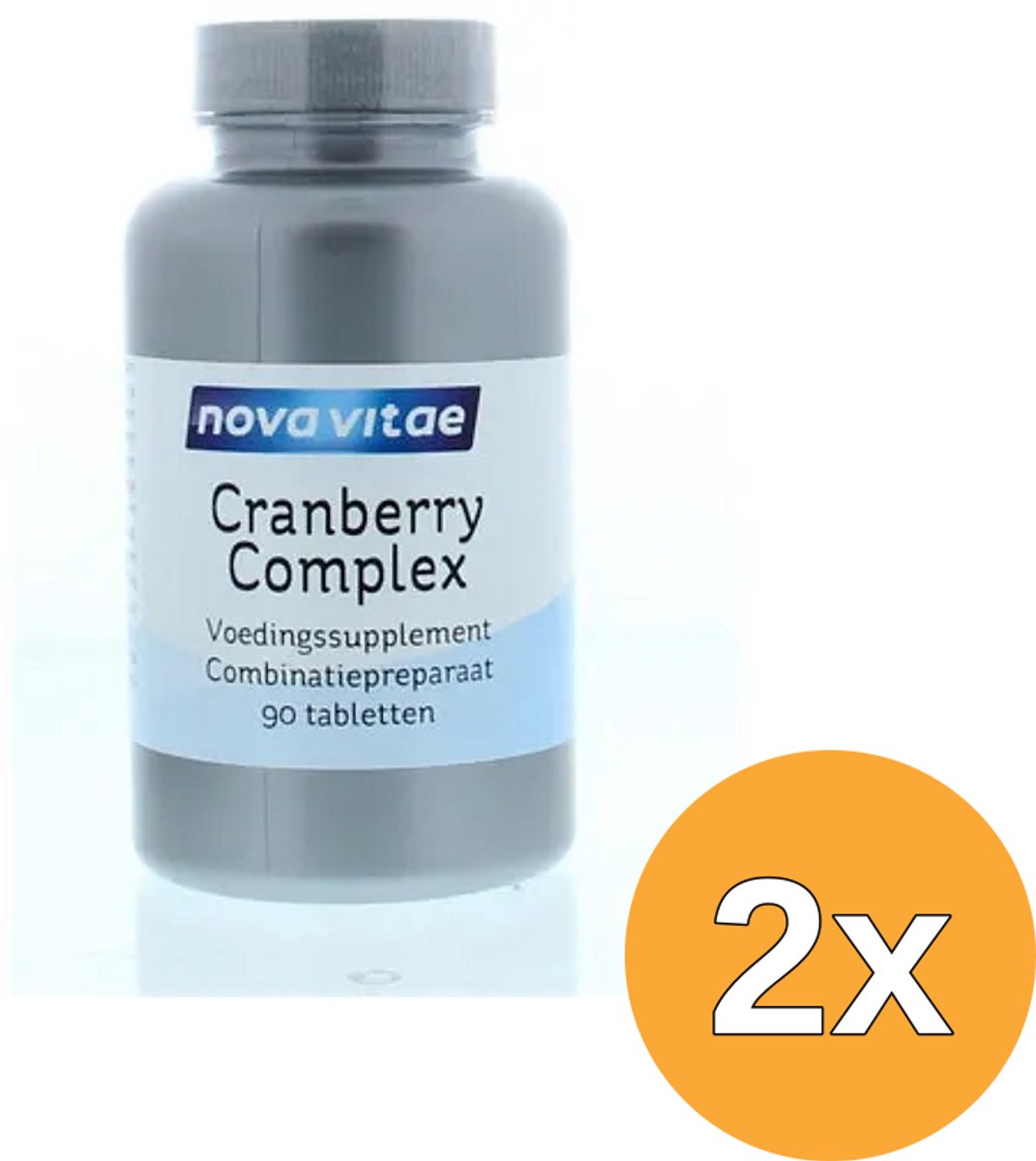 2x Nova Vitae Cranberry D-Mannose Complex (90 tabletten)
