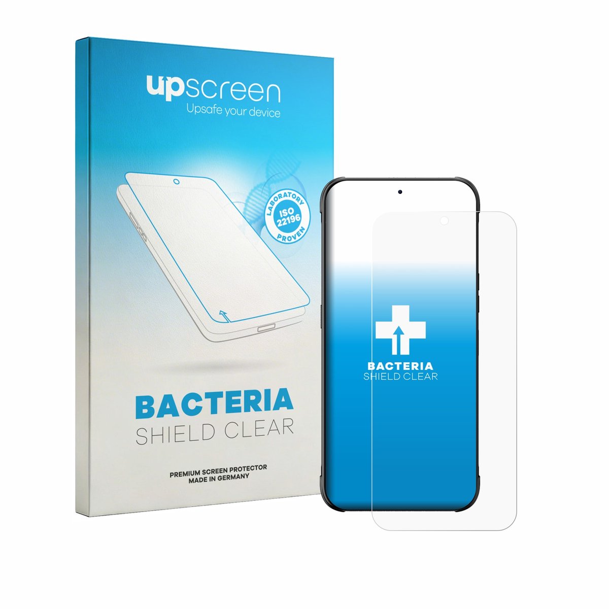 upscreen - Screenprotector voor Gigaset GX30 - Folie Beschermfolie transparant antibacterieel