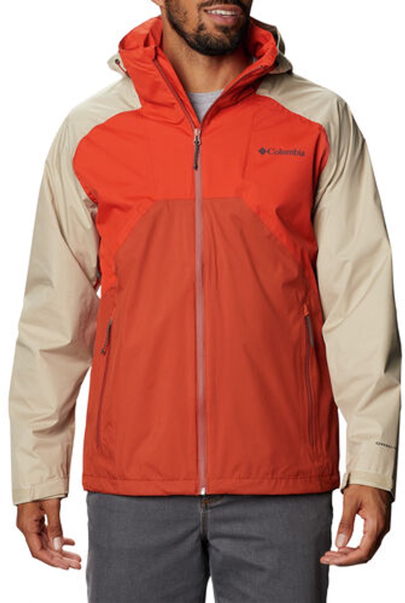 COLUMBIA - Rain Scape Jacket - l - Bonfire