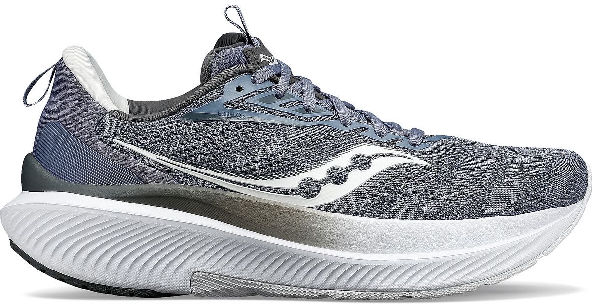 Saucony Echelon 9 W - Hardloopschoenen - 110 Iris / Carbon - EUR 42.5 / US 9