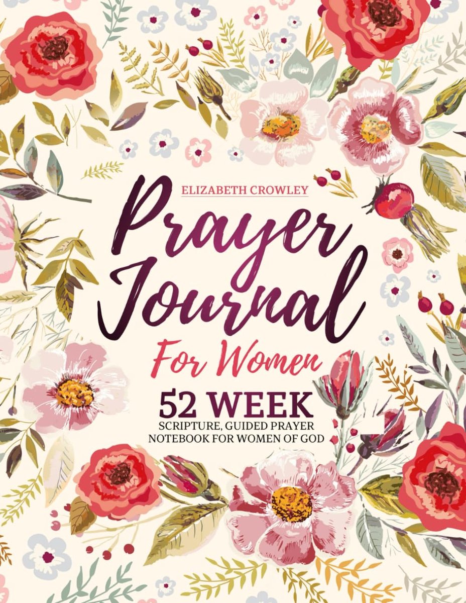 Prayer Journal For Women: 52 Week Scripture, Guided Prayer Notebook For Women Of God - ShopVlot