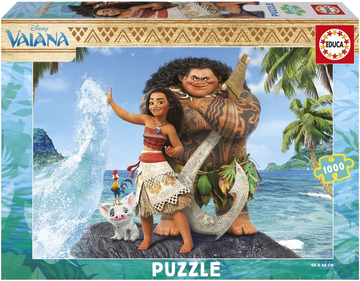 Puzzle Educa Disney Vaiana 1000 pièces
