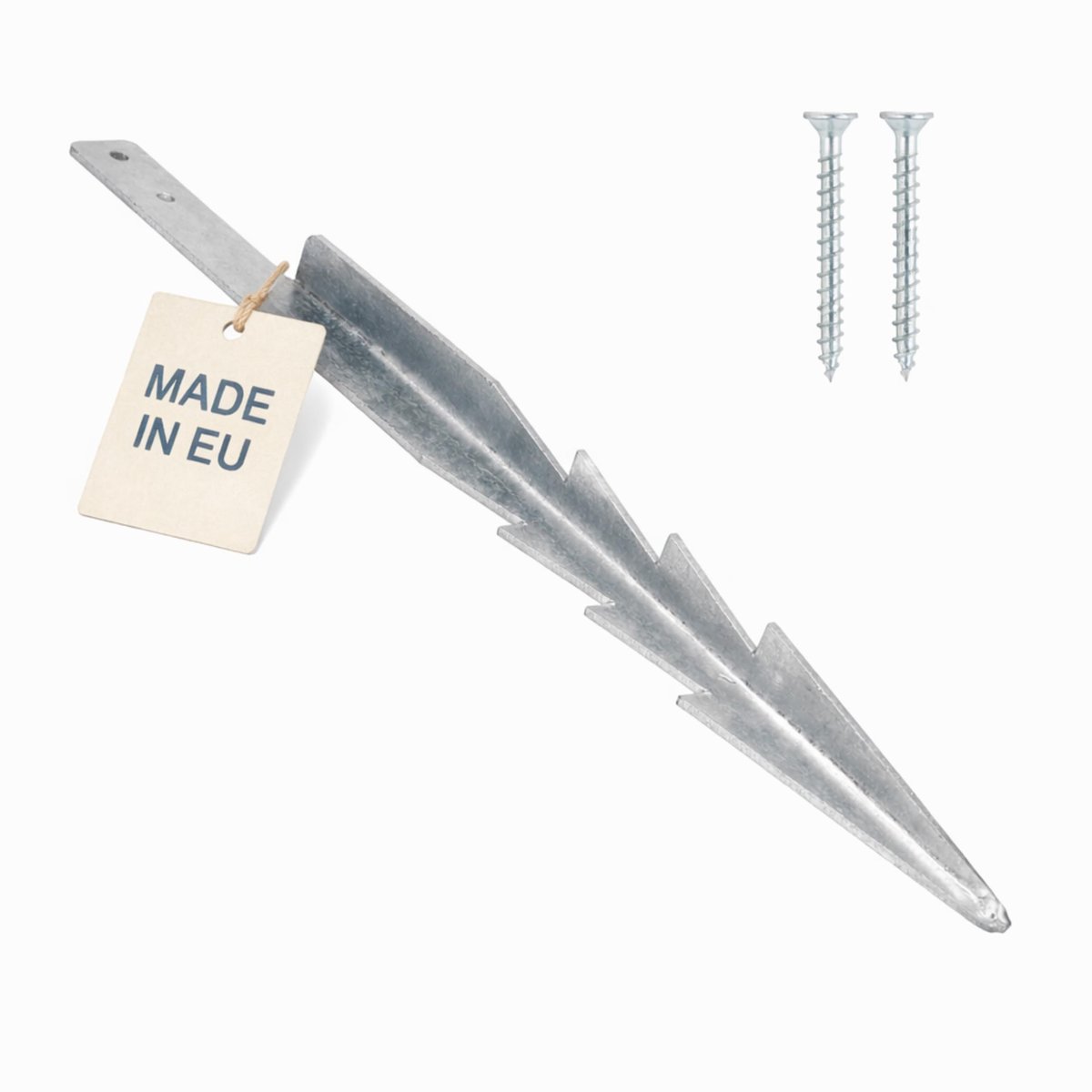 Clever Leon Grondankers 440mm - 4 Stuks - Voor Schommels met Stalen Frame - Verzinkt Staal - ShopVlot
