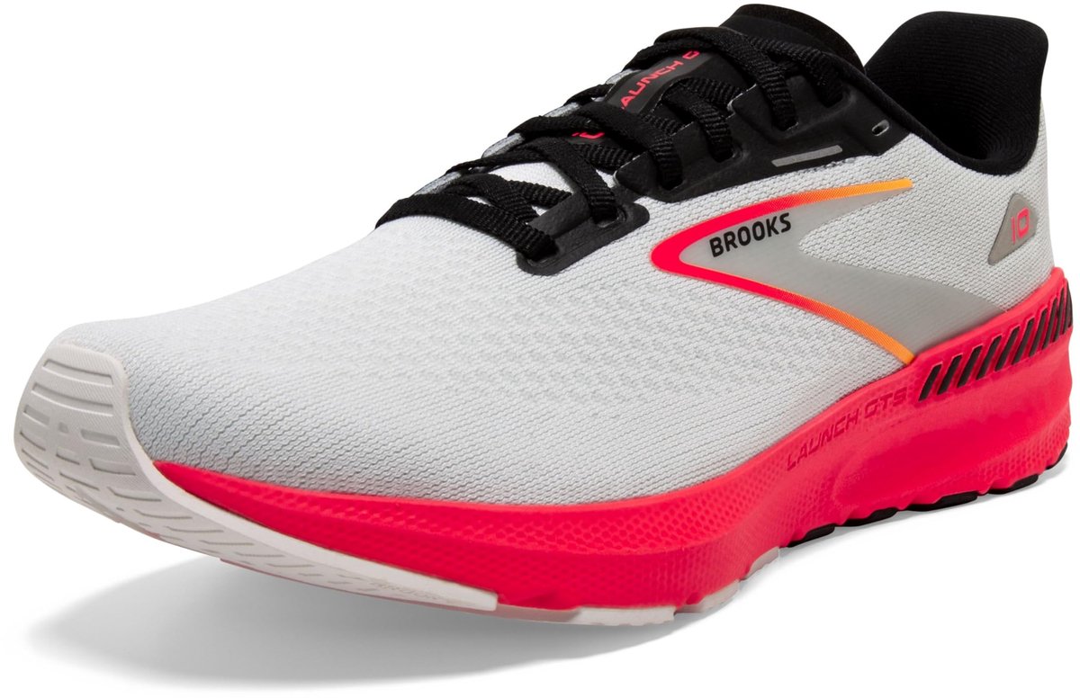 Brooks Launch GTS 10 W - Hardloopschoen - 410 Blue / Black / Fiery coral - EUR 37.5 / US 6.5