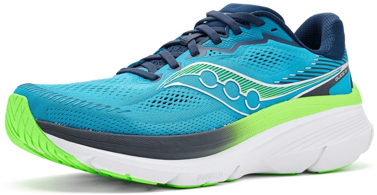 Saucony Guide 19 Hardloopschoen 43 Marineblauw