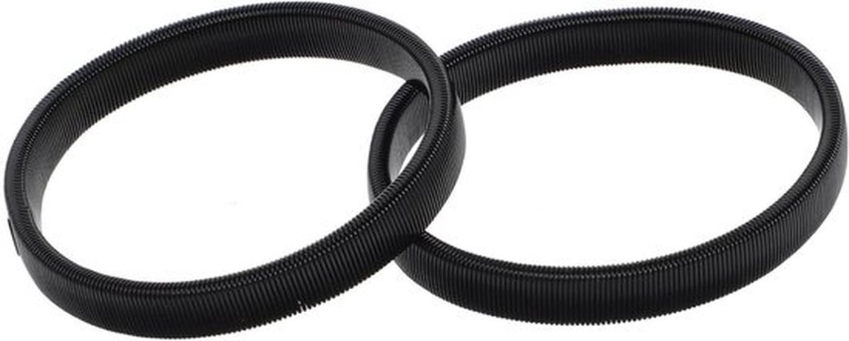 2 STKS Anti-Slip Shirt Mouwen Houder Metalen Arm Kousenbanden Zwart 1
