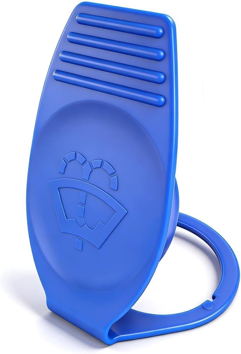 Wisselbare Deksel voor Ruitensproeier Reservoir, Geschikt voor VW Golf, Audi en Skoda, Waterdichte Bescherming, Blauw, 18 x 8 cm